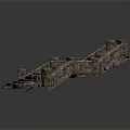 Ancient Stacked Stone Architectural Ruins With Curved Design And Weathered Surfaces