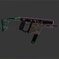 Tactical Modern Weapon With Black And Tan Design Folding Stock And Rail System