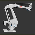 Game Movie Character With White Robotic Arm Sci Fi Mechanical Joints Design