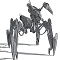 Modern Robots 3d model