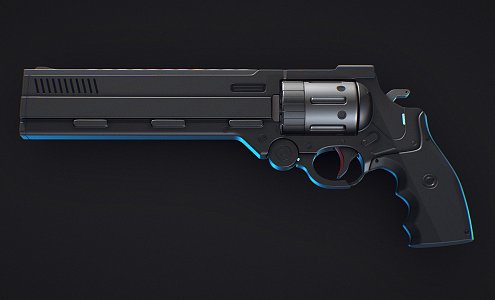 SCIFI Pistol 3d model