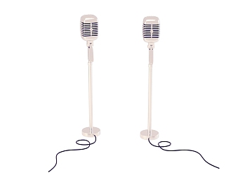 Microphone 3d model