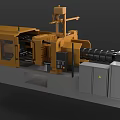 LISU KEY 3000 Industrial Injection Molding Machine With Hydraulic System And Control Panel
