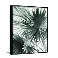 Modern Framed Plant Paintings With Palm Leaves For Home Wall Decor
