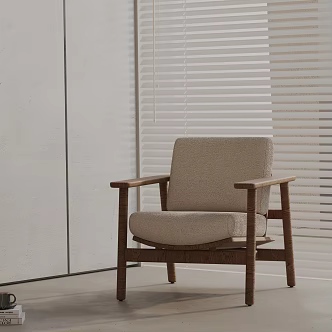 modern leisure chair 3d model
