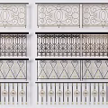 Ornamental Metal Fence Railings With Intricate Patterns For Balcony Design