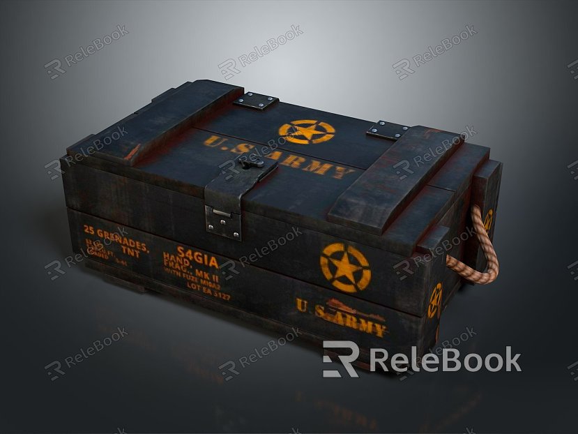 ammunition box arms box arms box military box wooden crate wooden crate old wooden crate wooden crate crate model