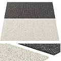Square Rug with Modern Design Soft Texture and Different Colors for Home Decor 3d model