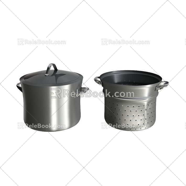 Kitchen Supplies Cookware 3d model