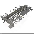 Industrial Equipment Featuring Metal Mechanical Components Pipeline System And Framework