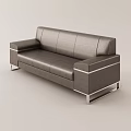 Modern Sofa and Coffee Table Set Featuring Three Two Single Seater Sofas and Dimensions 3d model
