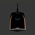 Wireless Tofol Computer Scanner With Black Orange Design And Desktop Base