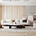 Modern Sofa Coffee Table Combination Sofa Coffee Table 3d model