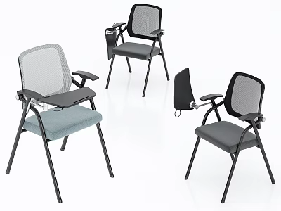 Ergonomic Office Chair With Breathable Mesh Back Adjustable Armrests And Comfortable Padded Seat 3d model