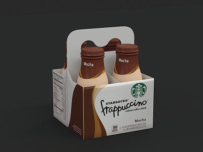 Modern Coffee Starbucks Coffee Drinks 3d model