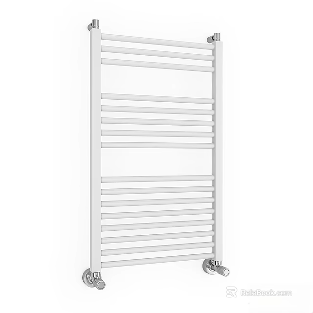 White Multi Layer Bathroom Cabinet Rack with Mobile Wheels for Bathroom Storage 3d model