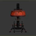 Industrial Robot Single Wheel Robot Double Wheel Robot Assistant Small Robot 3d model