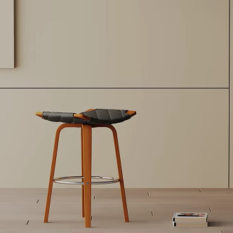 Modern Bar Chair 3d model