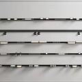 Modern Downlights And Spotlights With Various Styles Neatly Arranged For Home Lighting