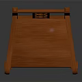 Traditional Wooden Armchair With Intricate Carved Back And Classic Design Elements