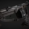 Firearms Machine Gun 3d model