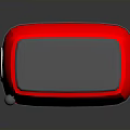 Stylish Red Electric Toaster With Modern Design For Kitchen Use