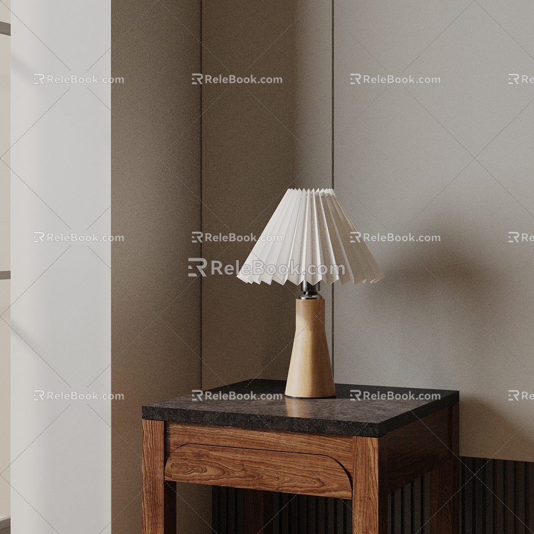 Modern table lamp 3d model