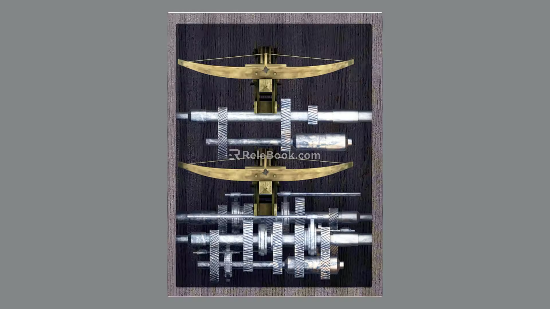 crossbow ancient crossbow mechanical crossbow Mohist organ 3d model