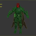 Game Movie Character Batman in Black Armor with Cape and Utility Gear