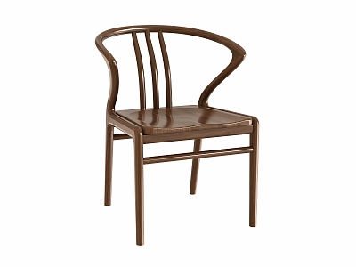 New Chinese Dining Chair 3d model