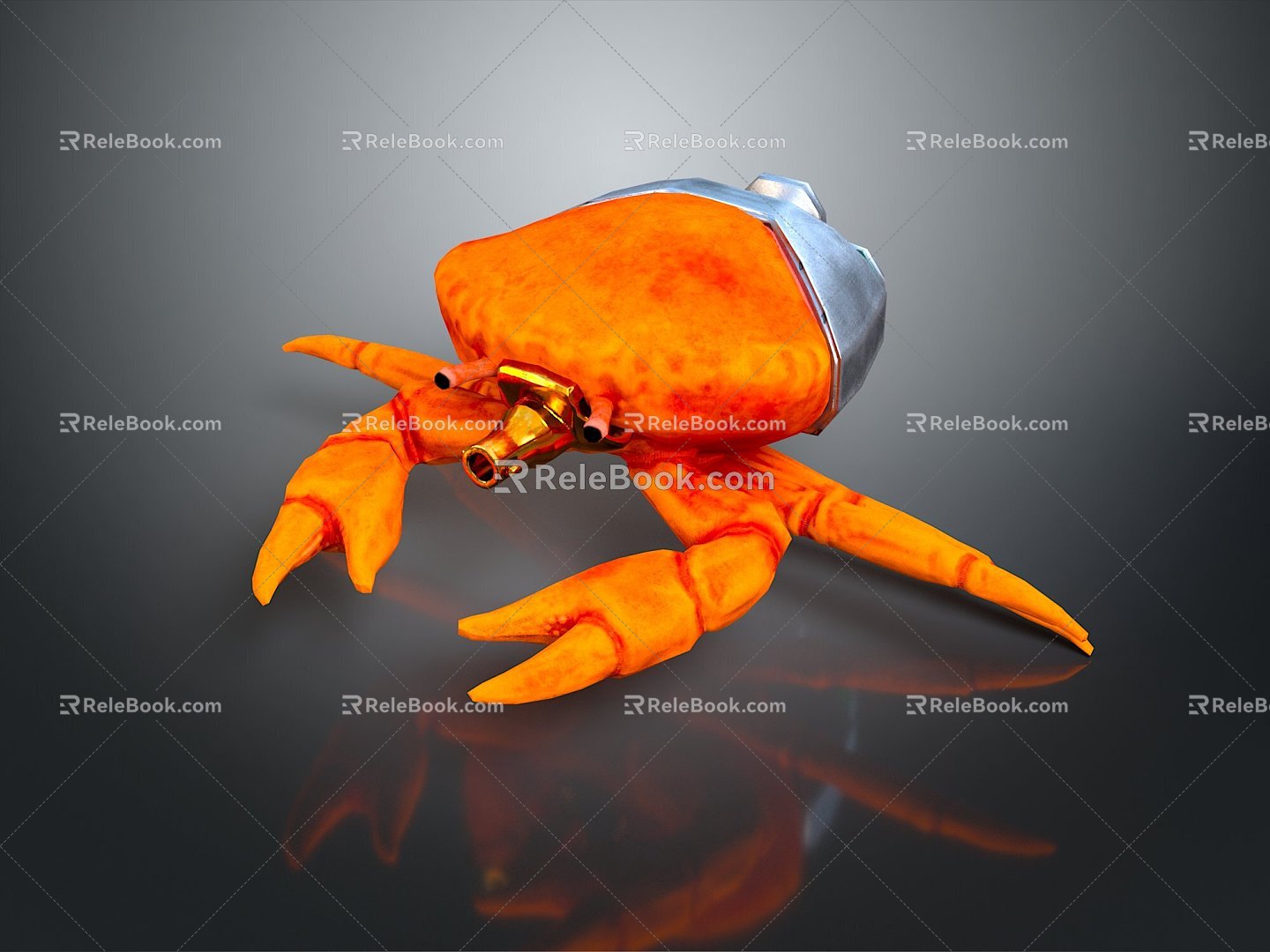 crab sea crab river crab hairy crab bread crab hermit crab big crab small crab marine animal fish 3d model