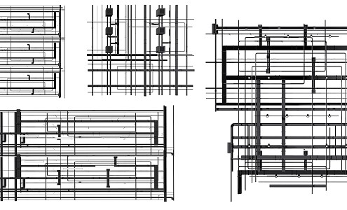 Industrial LOFT pipe ceiling combination 3d model