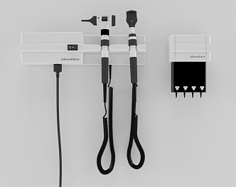 Modern eye detector wall-mounted diagnostic suit 3d model