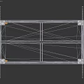 Heavy Duty Black Metal Storage Rack With Multiple Shelves And Rolling Casters