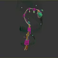 Scepter Ancient Scepter Cane Ancient Scepter Magic Scepter Metal Scepter Classical Scepter Magic Scepter 3d model