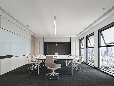 Modern Meeting Room Meeting Tables and Chairs model