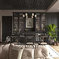 Modern Kitchen With Stainless Steel Refrigerator Cabinets Range Hood Window And Countertop