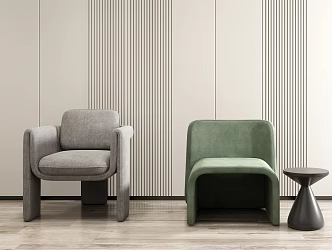 Modern leisure chair leisure chair combination 3d model