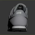 Nike Kids' Gray Casual Shoes With Velcro Straps Mesh Upper And Rubber Sole