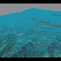 Aerial Planning View of Mountainous Terrain With Winding Rivers and Lush Green Landscapes