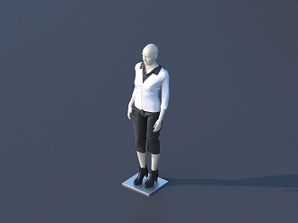 Modern Model Clothing Model 3d model