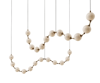 Modern chandelier 3d model