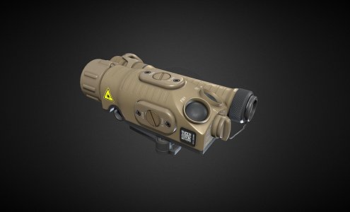 Hot night vision goggles 3d model