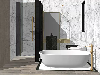 Modern Bathtub 3d model