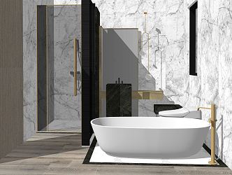 Modern Bathtub 3d model