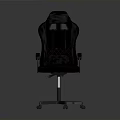 Modern Ergonomic Office Chair with Adjustable Base Armrests Caster Wheels and Upholstered Design