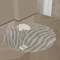 Round carpet 3d model