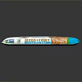Organic Beach Fruit Granola Bar With Oats And Natural Ingredients
