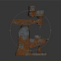 Bench Drill Vertical Drilling Machine Vertical Bench Drilling Machine Tools Hardware Tools Processing Tools Furniture 3d model