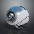 Monitor monitoring head security monitoring surveillance camera security camera remote monitoring 3d model